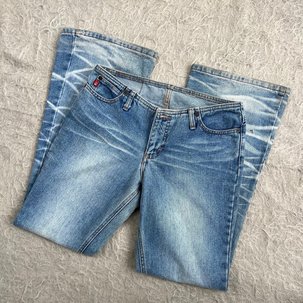 Vintage Y2K Mudd Light Wash Flared Jeans – Size 5/6 (approx)